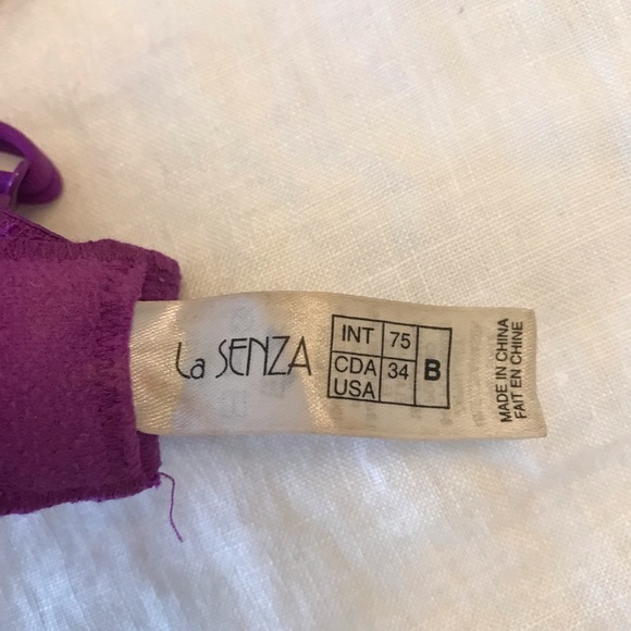 La Senza padded push up bra 34 B - Picture 2 of 3